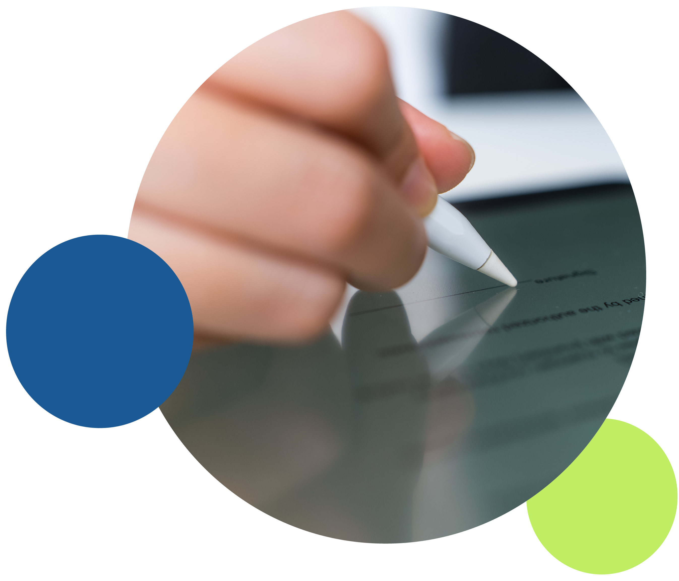 A person signing electronically